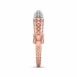 Baguette & Round Diamond Bangle