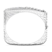 Baguette & Round Diamond Bangle