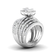 Crown Cocktail Diamond Ring
