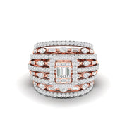 Crown Cocktail Diamond Ring