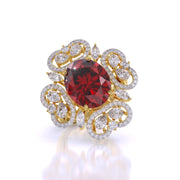 Royal Cockatil Diamond Ring