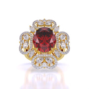 Royal Cockatil Diamond Ring