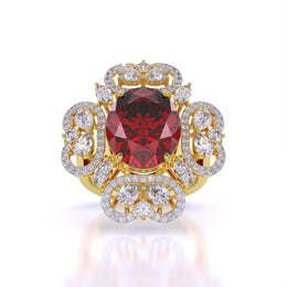 Royal Cockatil Diamond Ring