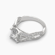 1 Carat Regal Princess Cut Diamond Ring