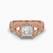 1 Carat Regal Princess Cut Diamond Ring