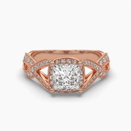 1 Carat Regal Princess Cut Diamond Ring