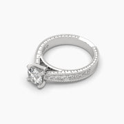 1 Carat Round Cut Solitaire Diamond Ring