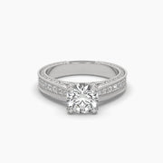 1 Carat Round Cut Solitaire Diamond Ring