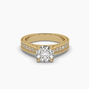1 Carat Round Cut Solitaire Diamond Ring