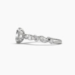 1 Carat Solitaire Diamond Oval  Ring