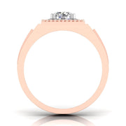 1 Carat Solitaire Everyday Charm Men's Ring