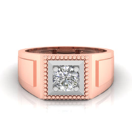 1 Carat Solitaire Everyday Charm Men's Ring