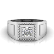1 Carat Solitaire Everyday Charm Men's Ring