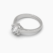 1 Carat Solitaire Round Cut Diamond Ring