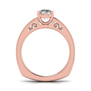 1 Carat Solitaire Round Diamond Vintage Solitaire Ring