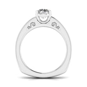 1 Carat Solitaire Round Diamond Vintage Solitaire Ring
