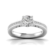 1 Carat Solitaire Round Diamond Vintage Solitaire Ring