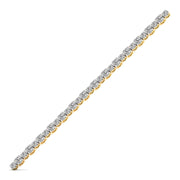 Solitaire  Diamonds Chain Bracelet