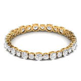 Solitaire  Diamonds Chain Bracelet