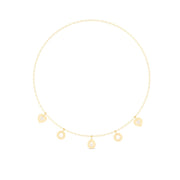 1 Carat Each Solitaire Diamonds Necklace