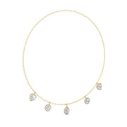 1 Carat Each Solitaire Diamonds Necklace