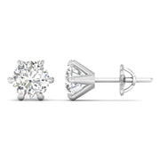 1 Carat Each Opulent Diamond Studs