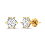 2 Carat Each Opulent Diamond Studs