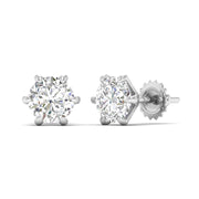 1 Carat Each Opulent Diamond Studs