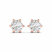 2 Carat Each Opulent Diamond Studs