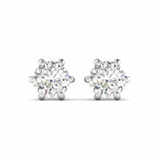 1 Carat Each Opulent Diamond Studs