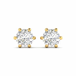 2 Carat Each Opulent Diamond Studs