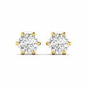 1 Carat Each Opulent Diamond Studs