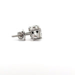 2.4 Carat Each Round Diamond Solitaire Earring