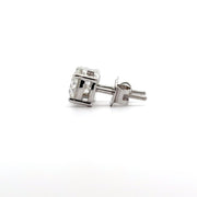 2.4 Carat Each Round Diamond Solitaire Earring