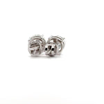 2.4 Carat Each Round Diamond Solitaire Earring
