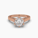 2.05 Carat Solitaire Round Diamond Starlit Ring