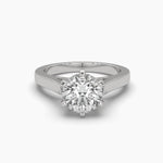 2.05 Carat Solitaire Round Diamond Starlit Ring