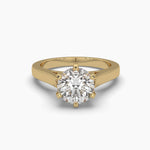 2.05 Carat Solitaire Round Diamond Starlit Ring