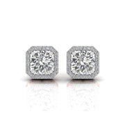 1 Carat Solitaire Timeless Diamond Earrings
