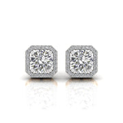 1 Carat Solitaire Timeless Diamond Earrings
