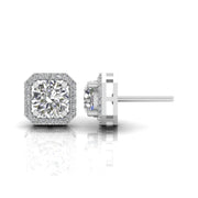 1 Carat Solitaire Timeless Diamond Earrings