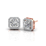 1 Carat Solitaire Timeless Diamond Earrings