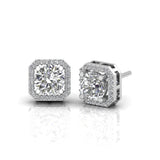 1 Carat Solitaire Timeless Diamond Earrings