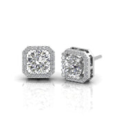 1 Carat Solitaire Timeless Diamond Earrings
