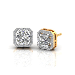 1 Carat Solitaire Timeless Diamond Earrings