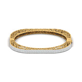 Double Row Diamond Eternity Bracelet