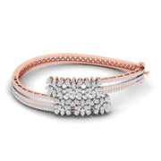 2.3 Carat Oval Diamond Bangle