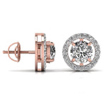 2.5 Carat Centre Round Solitaire Diamond Earring