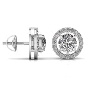 2.5 Carat Centre Round Solitaire Diamond Earring