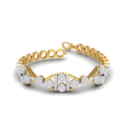 Symmetry Diamond Chain Bracelet